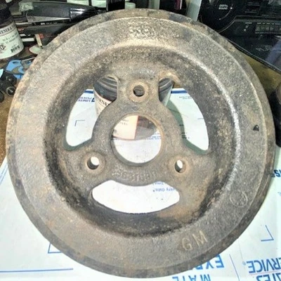 Corvette 1965-1972 427 hierro fundido 2 gr. Polea Profunda Manivela 3863108BF GM Original Foto 1 de 3
