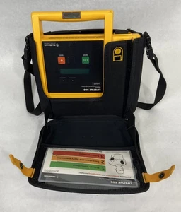 Physio-Control Medtronic Lifepak 500 AED 001569 w/ Case *No Batt. / Electrodes* - Picture 1 of 23