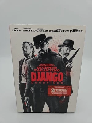 Django Unchained (DVD, 2013) Jamie Foxx Tarantino DiCaprio W Slipcover Brand New - Image 1 of 4