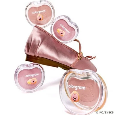 Colorgram x Zanmang Loopy Tintin Dory Cotton Blusher 07 / 08 Nude Color Cheek - Image 1 of 4