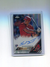 2016 Topps Chrome Rookie Refractor Autographs Socrates Brito Rookie Auto 402/499