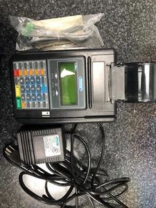 Hypercom T7 Plus Credit Card Machine with Roll Printer - Used Working - Picture 1 of 2