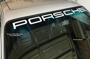 PCar Banner Script Only, Windshield Modern Style Vinyl Decal - Picture 1 of 5
