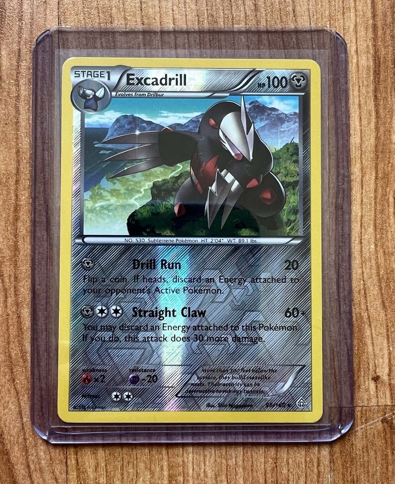 EXCADRILL - 96/160 - XY Primal Clash - Reverse Holo - Pokemon Card - NM