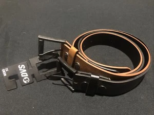DVS Shoe Co Skate Brand Youth Size Belt 2 Pack Black And Brown CHECK DESCRIPTION - Picture 1 of 3