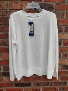 LUCKY BRAND Marshmallow White Lightweight Large- Women'Sweater NWT - Picture 1 of 4