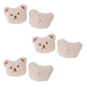 6 Pieces/Set Cartoon Bear Bunny Patches DIY Clothing Bags Accessories for Girls - Picture 1 of 15