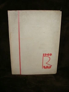The 1940 RED & WHITE Yearbook of Battin High School, Elizabeth New Jersey - Picture 1 of 6