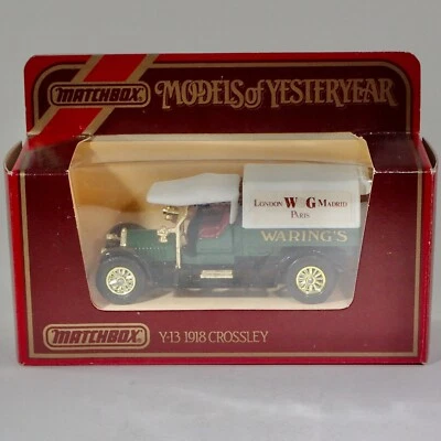Matchbox Models of Yesteryear Y-13 1918 Crossley  OVP - Bild 1 von 4