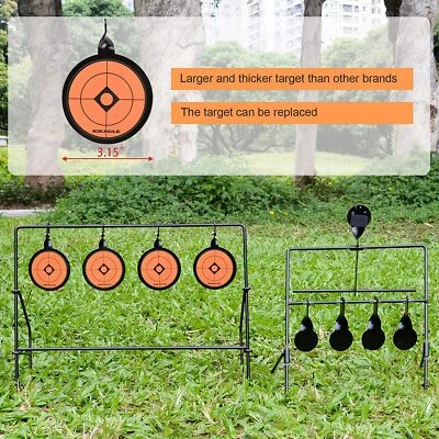 BB Gun Targets Air Gun Targets ,Metal Spinning Target Rated for .177 to .20 Cal - Image 1 of 4