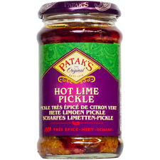 Patak's Hot Lime Pickle extra scharf 283g scharf eingelegt Limetten eingemachtes