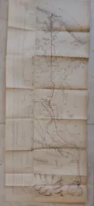 Egypte Rare carte 1869 Profil longitudinal de l'Isthme de Suez Canal Egypt - Picture 1 of 13