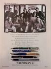 1995 Waterman Pens Friends Central Perk Magazine Print Ad Vogue Magazine English