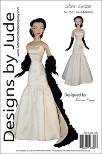 Stargazer Doll Clothes Sewing Pattern 15.5" Gene Marshall Dolls Ashton Drake - Picture 1 of 8