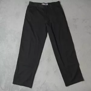 Vintage Anchor Blue Pants Mens 36x32 (Fits 34x31) Black Baggy Wide Leg Rave Y2K - Picture 1 of 12