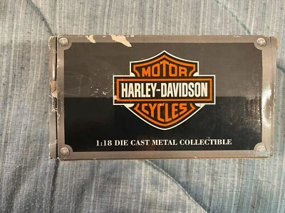 Red & White 1958 FLH DUO GLIDE 1:18 Die Cast Metal Collectible AVON #33778 2003  - Image 1 of 4