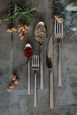 Mulex Besteck Set Lamadera poliert 30tlg. aus Chrom-Edelstahl im Geschenkkarton - Bild 1 von 3