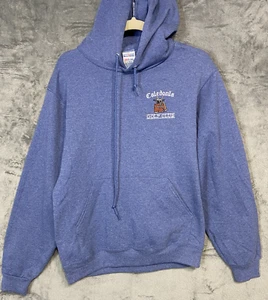 Vintage Jeezers Nublend Size Small Hoodie Caledonia Golf Club Embroidered 90s - Picture 1 of 11