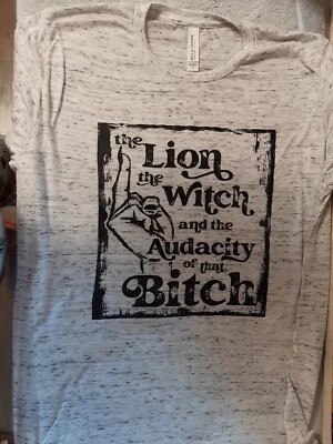 Bella canvas tee shirt " Lion & witch the audacity womens soft  - Image 1 of 4