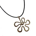Irregular Flower Shaped Pendant Necklaces Fashion Party Jewelry Alloy Material