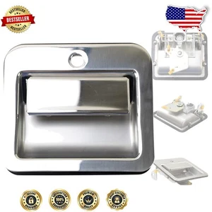 Heavy-Duty Chrome Exterior Door Handle for 1995-2002 Kenworth T300/T800 Models - Picture 1 of 7