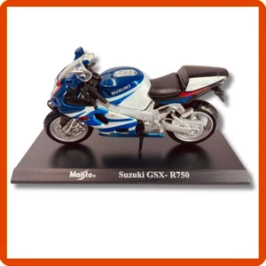 Modellini moto scala 1:18 die cast modellino maisto Suzuki GSX-R750 modellismo - Foto 1 di 3