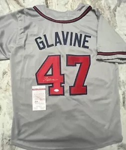 Tom Glavine Autographed Signed Jersey Braves Auto JSA WITNESSED COA - Picture 1 of 6