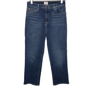 Hudson Noa High-Rise Straight Crop Ankle Jeans Damen Gr. 28 Blau Stretch Classic - Bild 1 von 11
