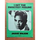 Jackie Wilson I Get The Sweetest Feeling Sheet Music Original 1968 Fold Out Shee
