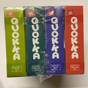 Quokka 4x 60 Piece Jigsaw Puzzles for Kids 3+ Animals, Dogs, Zoo New and Sealed - Picture 1 of 6