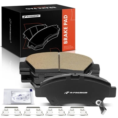 Pastilhas de freio de cerâmica A-Premium 4x com ferragens dianteiras para Honda Fit 2015 2016-2020 - Imagem 1 de 4