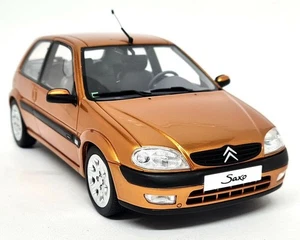 Otto 1/18 - Citroen Saxo VTS Metallic Yellow MK2 1999/03 Resin sealed Model Car - Picture 1 of 5