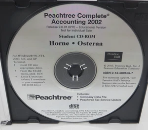 Peachtree Complete Accounting 2002 Release 9.0.01.027E Student (CD-ROM, 2003) - Picture 1 of 5