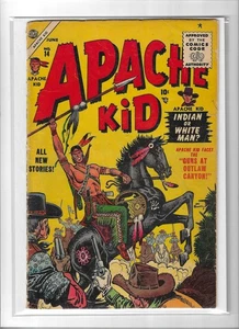 Apache Kid # 14 Good/Very Good [1955]  Scarce Atlas Issue Joe Maneely Cover - Imagen 1 de 2