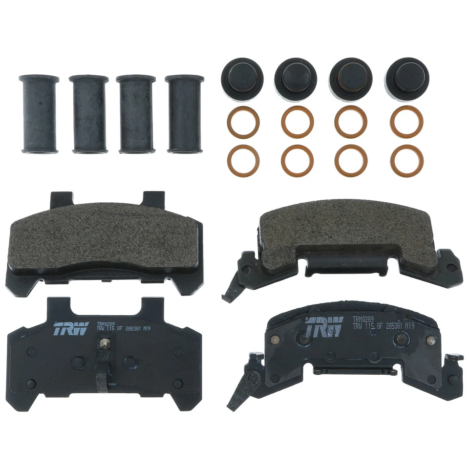 Disc Brake Pad Set for Chevrolet Cavalier 1985 - 1991 TRW  Pro TRM0289 - Image 1 of 4