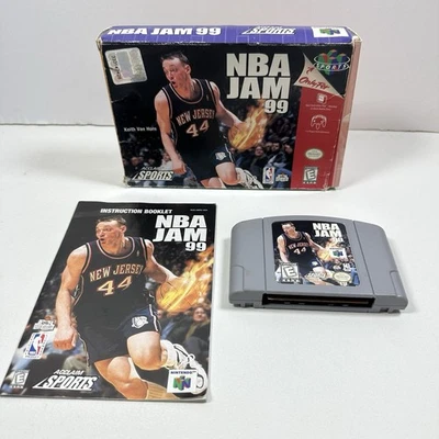NBA Jam 99 Nintendo 64 N64 Complete With Box And Manual CIB - Image 1 of 4