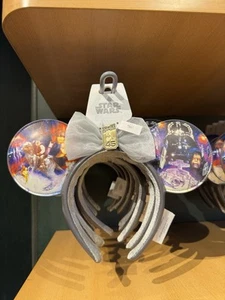 Disney Parks Star Wars Empire Strikes Back 45th Anniv Adult Ear Headband NWT - Picture 1 of 14