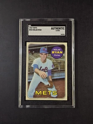 1969 Topps Baseball #533 Nolan Ryan New York Mets segunda tarjeta SGC auténtica alterada Foto 1 de 2