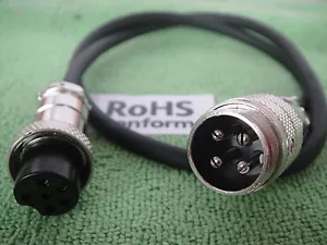 NUOVO 4 pin Cobra microfono a 6 pin adattatore microfono SOLO PER RCI Ranger Ham Radio - Foto 1 di 4