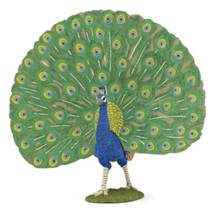 NEW PAPO 51161 Peacock Peafowl Pea Fowl 12.5cm - Picture 1 of 1