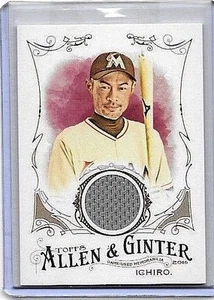 Camiseta usada Ichiro Suzuki 2016 Topps Allen & Ginter Game ~ Marlins - Imagen 1 de 1