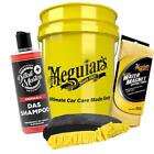 Produktbild - Meguiars Water Magnet Drying Towel + Meguairs Wascheimer + DetailMasters Shampoo