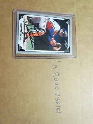 1991 Leaf Mickey Tettleton signed Baseball Card  - Image 1 of 2