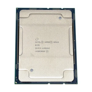 Intel Xeon Gold 6132 CPU Prozessor 2,60GHz 14-Core 19,25 MB Cache SR3J3 - Afbeelding 1 van 6
