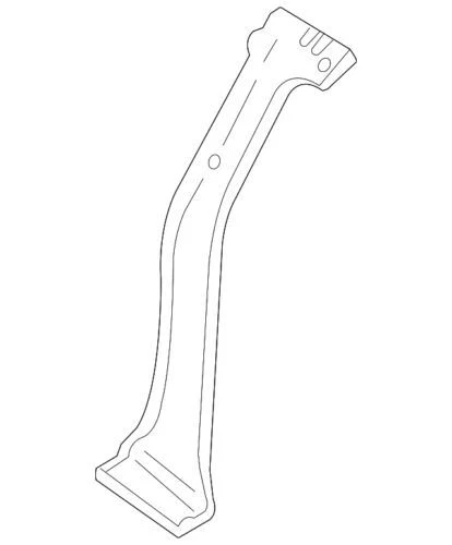 Genuine Ford Lincoln Mercury 2001-2011 Town Car Body B-Pillar 4W1Z-5424300-AA - Imagem 1 de 2