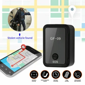 GF09 Mini Magnetic GPS Tracker Real Time Tracking Car Locator Device GSM GPRS - Picture 1 of 12