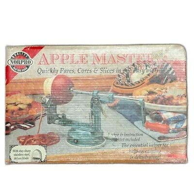 Base de vacío cortadora Norpro Apple Master Parer Corer con manual - en caja verde Foto 1 de 4
