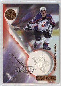2001-02 Upper Deck CHL Prospects Game Used Edition Top Jerseys Brent MacLellan
