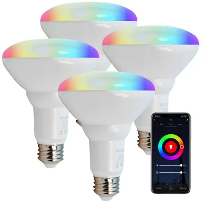 XODO LB1 Smart WiFi BR30 E26 Dimmable Light Bulb - 11W (75W Equivalent) 900L - Image 1 of 4