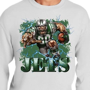 Sudadera New York Jets New York Jets Fútbol Fan Regalo Cuello Redondo - Imagen 1 de 8